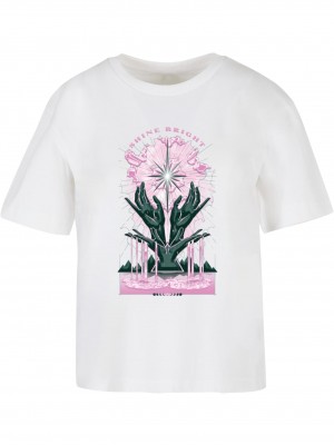 Тениска Shine Bright Tee white XXL