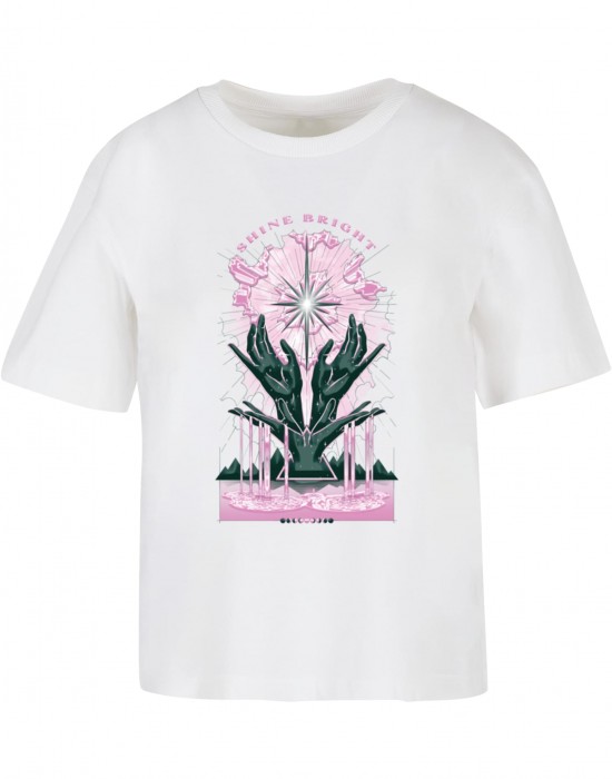 Тениска Shine Bright Tee white XXL