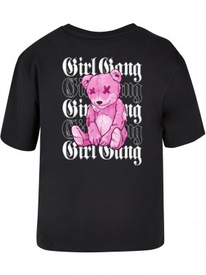 Тениска Girl Gang Tee black XXL