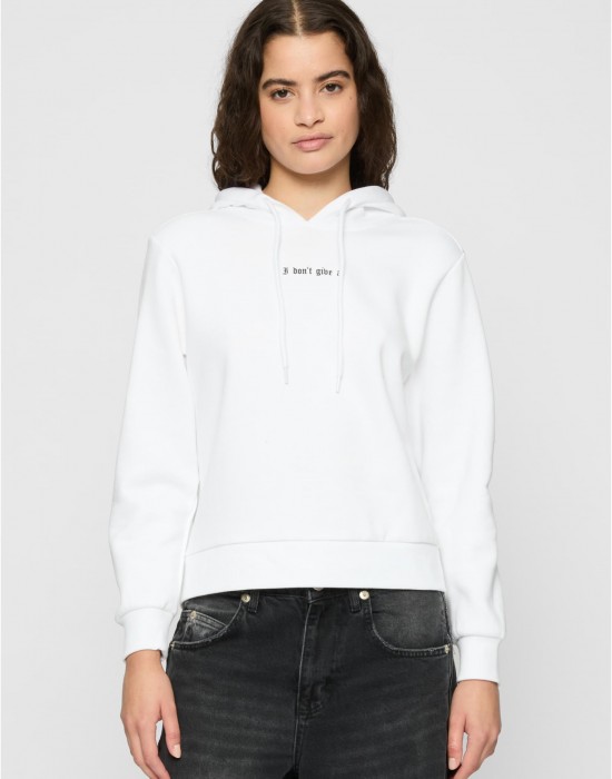 Суичър I Dont Give A Hoody white XXL
