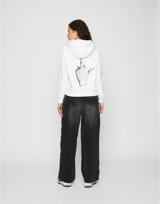 Суичър I Dont Give A Hoody white XXL