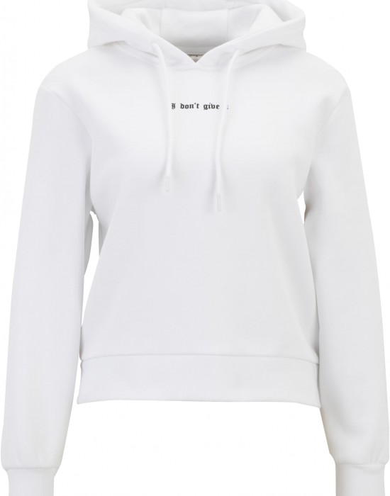 Суичър I Dont Give A Hoody white XXL