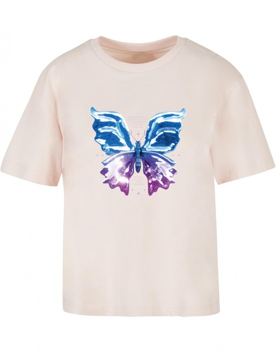 Тениска Chromed Butterfly Tee pink XXL