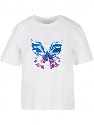 Тениска Chromed Butterfly Tee white XXL