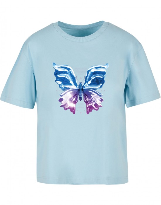 Тениска Chromed Butterfly Tee oceanblue XXL