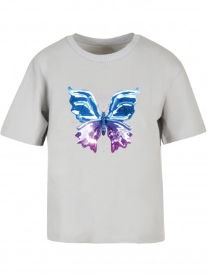 Тениска Chromed Butterfly Tee lightasphalt XXL