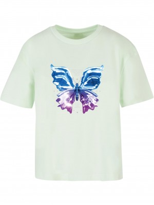 Тениска Chromed Butterfly Tee lightmint XXL