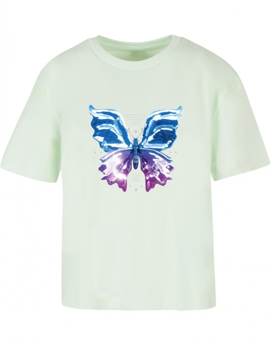Тениска Chromed Butterfly Tee lightmint XXL