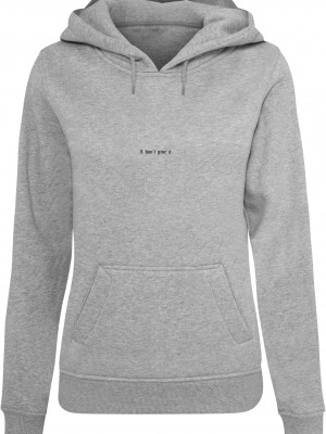 Суичър I Don't Give A Hoody heather grey XXL