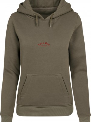 Суичър Love Is Blind Love Is Cruel Hoody olive XXL