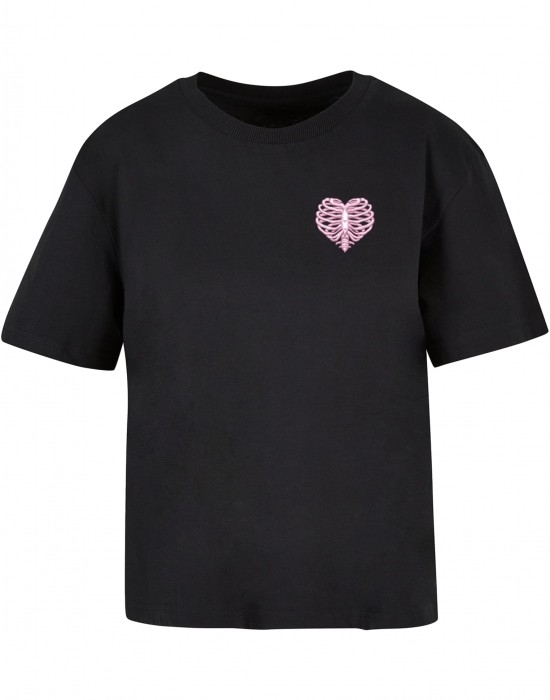 Тениска Heart Cage Rose Tee black XXL