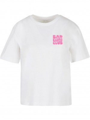 Тениска Bad Babes Club Tee white XXL