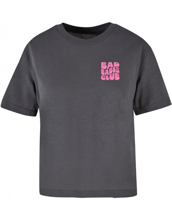 Тениска Bad Babes Club Tee darkshadow XXL