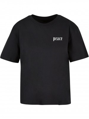 Тениска Girls Peace Hand Tee black XXL
