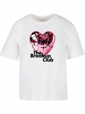 Тениска The Breakup Club Tee white XXL