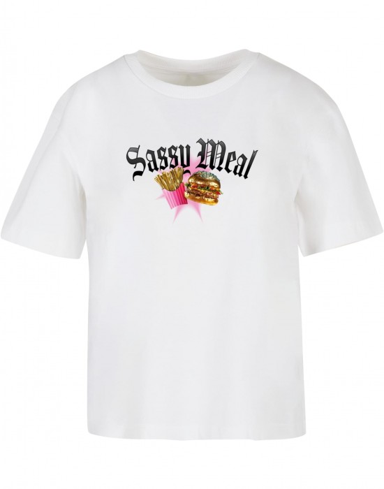 Тениска Sassy Meal Tee white XXL