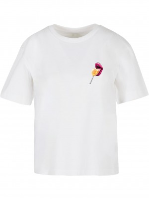 Тениска Sugar Bomb Tee white XXL