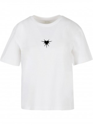 Тениска Dangerous Heart Tee white XXL