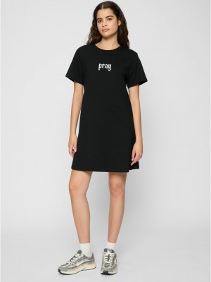 Тениска Praying Hands Ladies Tee Dress black XXL