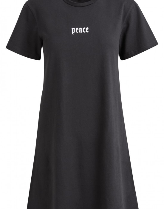 Тениска Girls Peace Hand Ladies Tee Dress black XXL