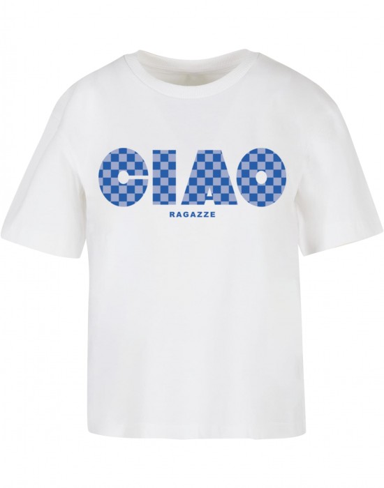 Тениска Ciao Ragazze Tee white XXL