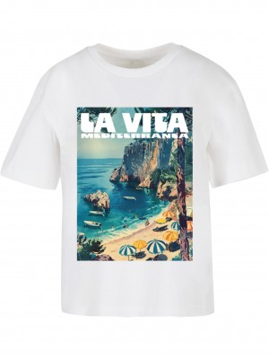 Тениска Vita Mediterranea Tee white XXL