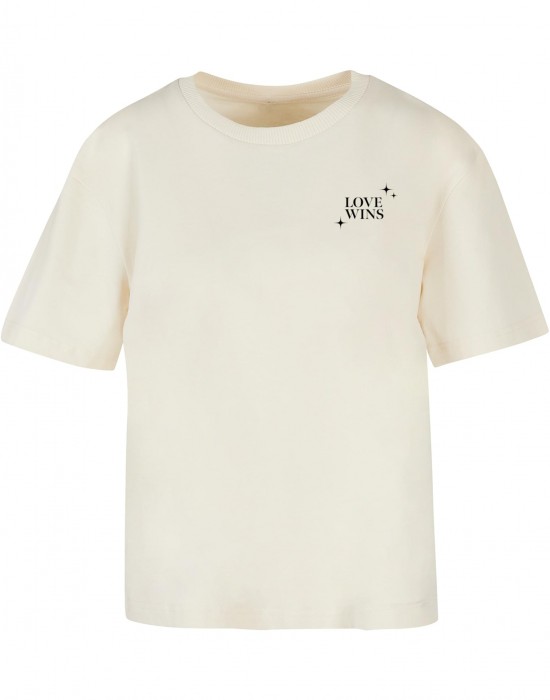 Тениска Gradient Heart Pride Tee whitesand XXL