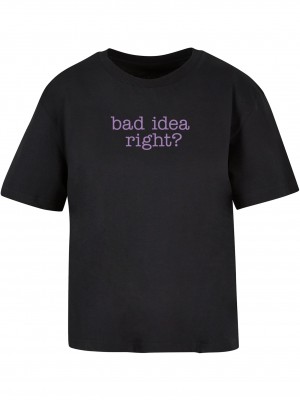 Тениска Bad Idea Tee black XXL