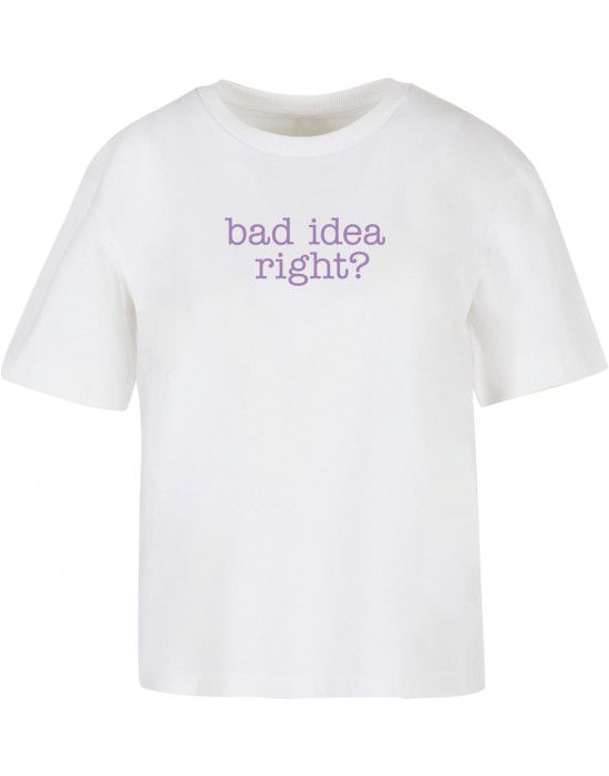 Тениска Bad Idea Tee white XXL