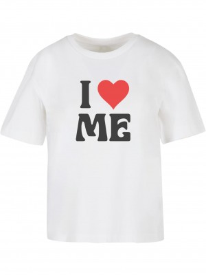 Тениска I Love Me Classic Tee white XXL