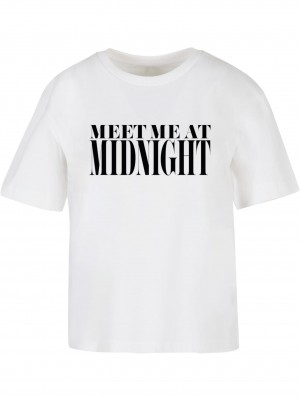 Тениска Meet Me At Midnight Tee white XXL
