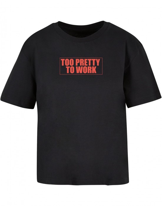 Тениска Too Pretty To Work Tee black XXL