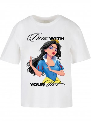 Тениска Done With Your Sh*it Tee white XXL