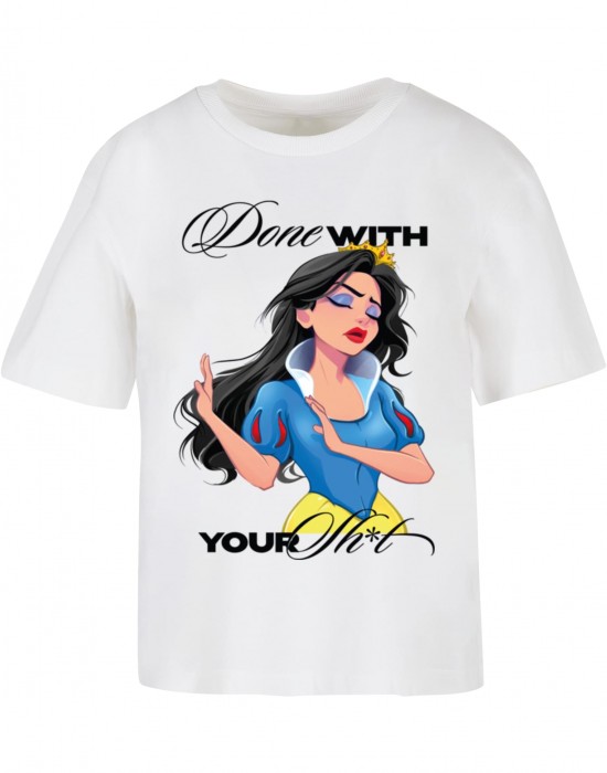 Тениска Done With Your Sh*it Tee white XXL