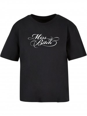 Тениска Miss Bitch Tee black XXL
