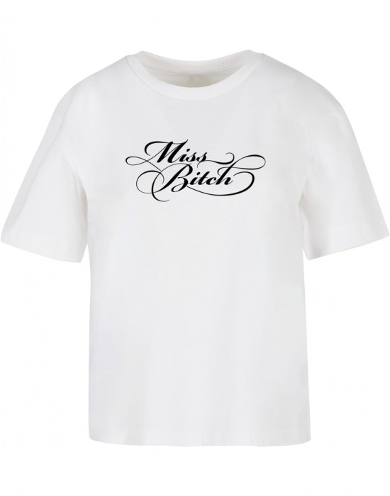 Тениска Miss Bitch Tee white XXL