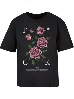 Тениска F*cking Roses Tee black XXL