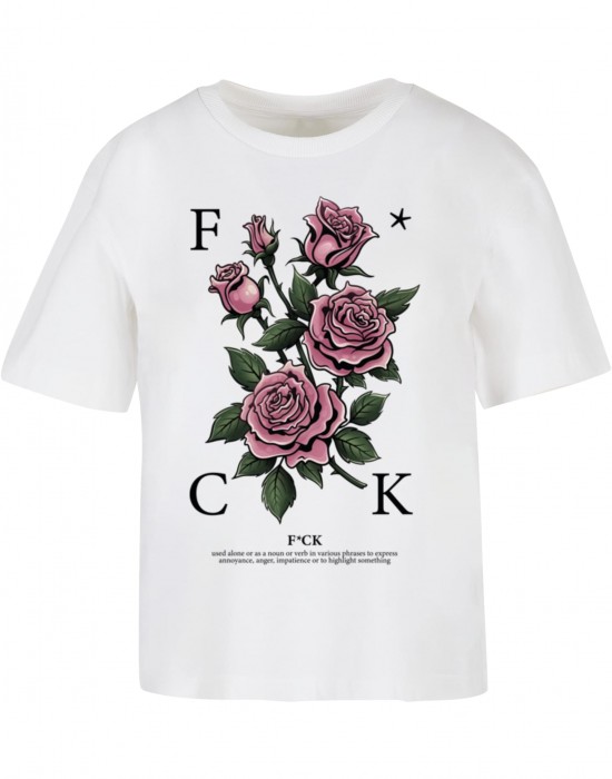 Тениска F*cking Roses Tee white XXL