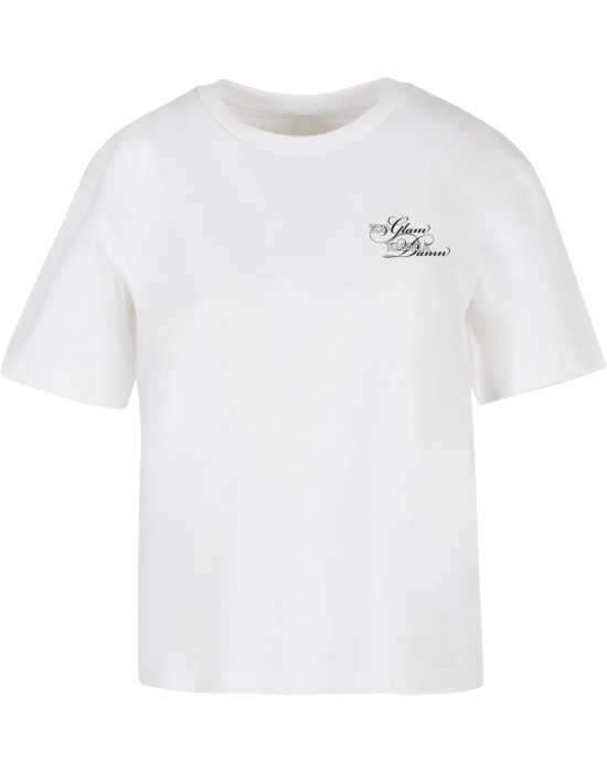 Тениска Give A Damn Tee white XXL