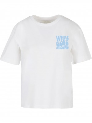 Тениска Karma Comes Back Tee white XXL