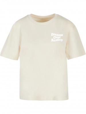 Тениска Dreams Over Reality Tee whitesand XXL