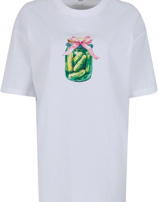 Тениска Gurken Glas Oversize Boyfriend Tee white XS