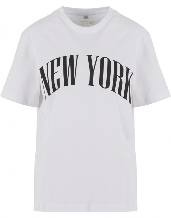 Тениска New York City Wording Tee white XXL