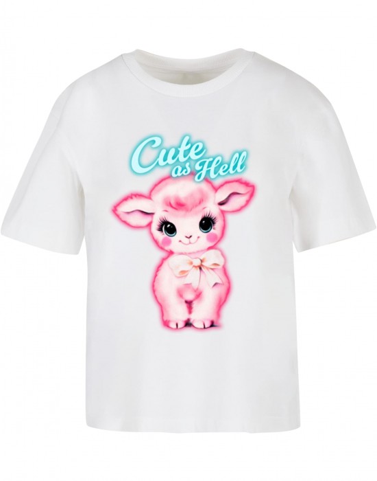Тениска Cute As Hell Tee white XXL