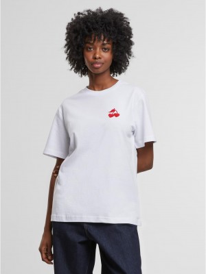Тениска Heart Cherries EMB Tee white XXL