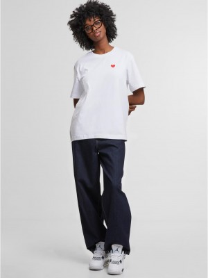 Тениска Heart Shape EMB Tee white XXL