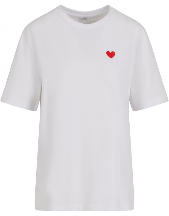 Тениска Heart Shape EMB Tee white XXL