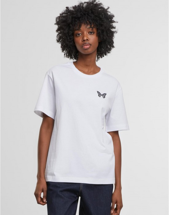 Тениска Butterfly EMB Tee white XXL