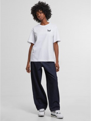 Тениска Butterfly EMB Tee white XXL