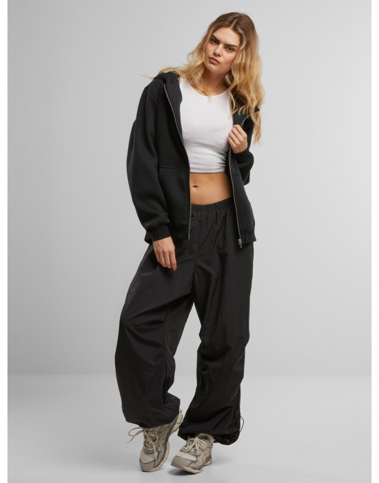 Суичър Peace Sign EMB Fluffy Zip Hoody black XXL